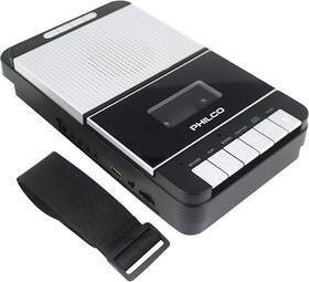 Pdr2200-bk Philco Digital Cassette Recorder Portable Tape Player And
