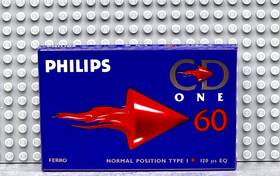 Philips 710101185651 Cd One 60 Type I Vs Ii Blank Cassette Tape 1 Sealed