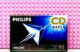 Philips 710101195032 Cd Extra 90 1997 Europe Type Ii Blank Cassette Tape 1 Sealed