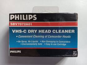 Sbv7072a01 Philips Vhs-c Dry Head Camcorder Usa Cleaner Sealed Nos New