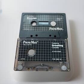 Phonemate 052452001241 C60 Endless Loop Cassette Incoming&outgoing Message Tape Vintage Japan