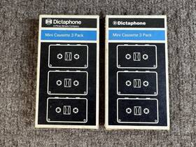 877801 Pitney Bowes Vintage Mini Cassette Dictaphone Two 3 Pack Lot