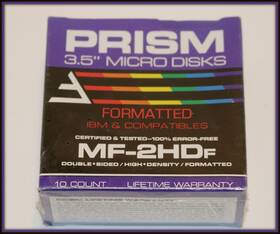Mf-2hdf Prism 3.5 Inch Micro Disks New In Box 10 Count Formatted Ibm And Compatibles
