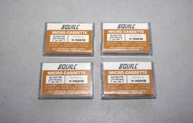 7-70313 Quill Used Vintage Microcassette Tapes 60 Minute Dictation Lot Of 4 Read