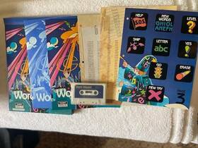 26-2544 Radio Shack Word Wizard Cassette Tape And Manual - Very Rare
