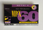 44-962 Radio Shack Mp-x 60 Metal 4 Type Iv High Performance Premium Cassette Tapes 2 Pk