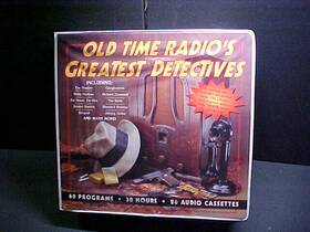 Radio Spirits Inc. 748754401840 Old Radios Greatest Detective Shows 20 Audio Cassettes- Used