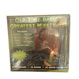 Radio Spirits Inc 748754440047 Old Time Radios Greatest Mysteries On Audio Cassette New Sealed