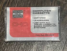 Trs-80 Radioshack 26-302 Radio Shack C-10 Computer Cassette Old Stock Sealed New Lot Of 7