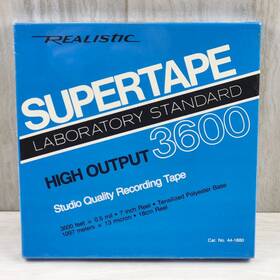 44-1880 Radioshack Radio Shack Realistic High Output Audio Recording Tape 3600 Feet 7 Inch Reel Sealed
