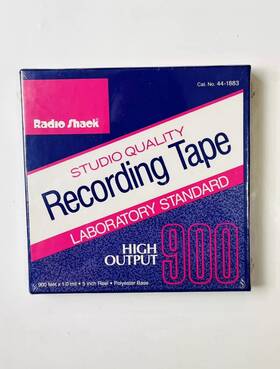 44-1883 Radioshack Radio Shack Studio Quality Recording Tape High Output 900