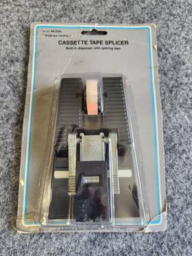 44-214 Radioshack Realistic Unopened Audio Tape Splicer / Dispenser - Radio Shack Usa