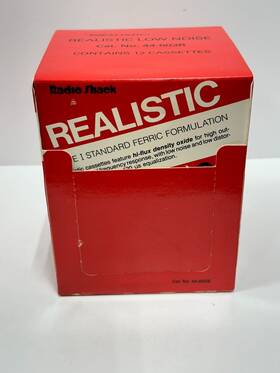 44-603b Radioshack 44603b Vintage Radio Shack Cassette Tapes Realistic Low Noise 90 12 Pack