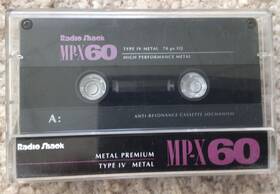 Mp-x60 Radioshack Vintage Radio Shack Metal Premium Type Lv Cassette Unrecorded Excellent