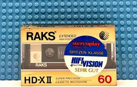Raks 004640520436 Hd-x Ii 60 1988 Eur Type Blank Cassette Tape 1 Sealed