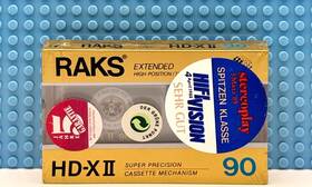 Raks 004640520498 Hd-x Ii 90 1988 Europe Type Blank Cassette Tape 1 Sealed