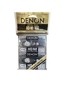 Rare Vintage 2 Pack Denon Hd-m 100 Type Iv Metal In Original Sealed Nos