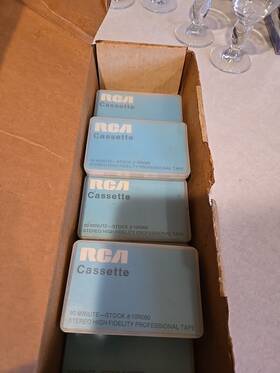 10r090 Rca Lot 11 Nos 90 Minute Blank Audio Cassette Tapes Vintage For Display