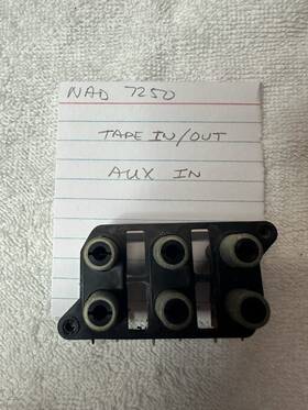 7250 Rca Nad Tape In Out / Aux Inputs