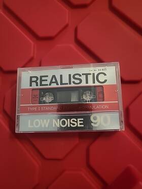 44-601 Realistic Cassette Tape - Radio Shack Low Noise Ln 30 Mins Sealed