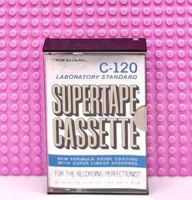 44-628a Realistic 44-618a Supertape C-120 1973 Usa Blank Cassette Tape 1 Sealed