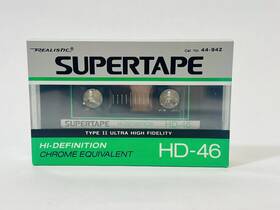Hd-46 Realistic Vintage Supertape High Position Type Ii Blank Audio Cassette New