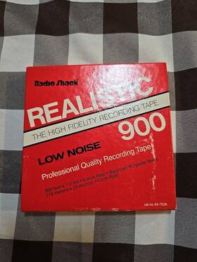 20240401 Realistic Sg 7/20240401/cb.12 Radio Shack-realistic Low Noice 900 Reel- To-reel Tape