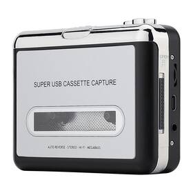 Reshow 750803024597 Cassette Tape Player Portable Pc Compatible Silver