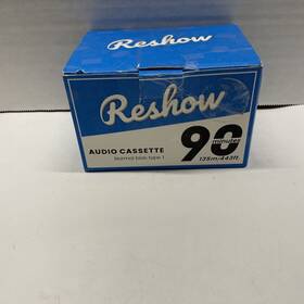 Reshow 767270454970 Audio Cassettes Low Noise High Output 90 Min Time Blank Tapes Recording Pack 5
