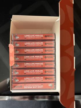Rtm C-60/10 Recording The Masters C60 Type 1 Audio Cassettes Box Of 8 Sealed