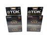 Sa-x 60 Tdk Iec Ii High Bias Cassette Tapes Sealed 020356205805