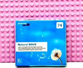 Saehan Media 801403700472 Md Natural Wave Blue 74 Blank Mini Disc 1 Sealed