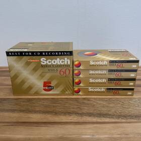 Scotch 051111331033 Xs Ii-s 60 Premium High Bias Type Ii Blank Audio Cassette Total Of 9