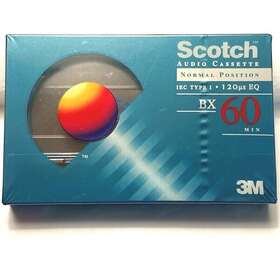 Scotch 051111331231 Bx 60 Min Audio Cassette Tape Normal Position Iec Type I New Blank Media