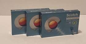 Bx-90 Scotch 051111331248 3 Blank Audio Cassette Tapes Normal Bias...factory Sealed