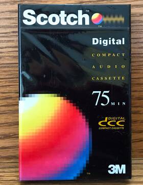 12017877 Scotch 75 Min Digital Cassette Tape Dcc Factory Sealed Nos