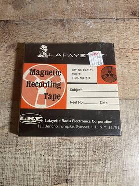 28-0103 Scotch Lafayette Brand New 900ft 1mil Acetate Magnetic Recording Tapes Cat
