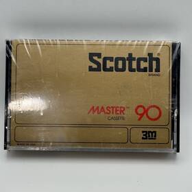 M-c-90 Scotch Vintage Master 90 Cassette Tape Sealed 3m Made In Usa Blank Audio