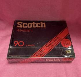 M1-c-90 Scotch Master I 90 Min Blank Cassette Tape Normal Bias 120 S Eq C-box