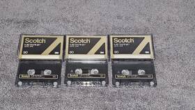 Me-c-90 Scotch 3x Rare 3m Metafine Metal Blank Cassette Tape Excellent Condition