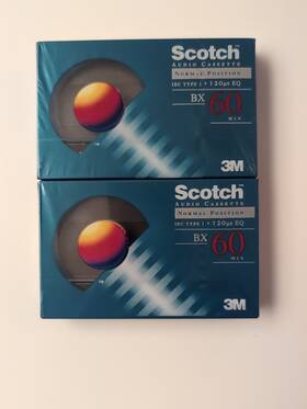 Nip-6189 Scotch 2 3m Audio Cassette 60 Mins Nip
