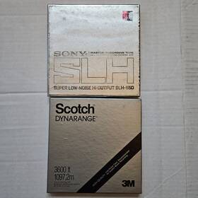 Slh-550 Scotch & Sony Dynarange 3600ft Slh-550/7 Inch Reels Audio Tapes