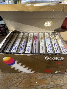 Xsll-s60 Scotch Cassette Tapes Used Case Of 10