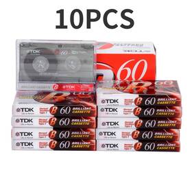 Cdk2366 Security-hinmade 10pc Blank Cassette Tapes 60min Standard Audio Recording Music Speech Use