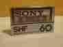 Shf60 Sony Sealed Nos Blank Audio Cassette Japan Canadian Version Mint Vintage