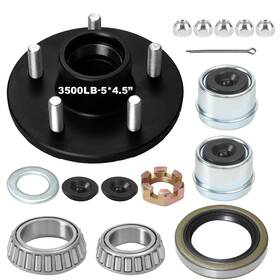 Yt-dy350015 Shliyitx 1 Set 3500lb Trailer Hub Kit 5 Pair 4.5 For 1-1/16 To 1-3/8