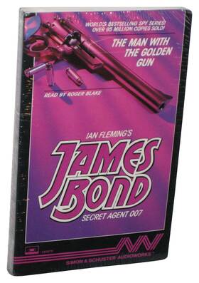 Simon Schuster 647056353621 James Bond 007 Man With Golden Gun 1987 Audio Cassette Tape Box Set