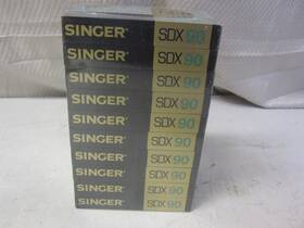 Sdx-90 Singer Hi-fi And Cd Recording Type I Super Dynamic Cassette 10-pack Sealed