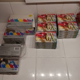 01025390002 Skc Lot Of 44 Gx 60 Blank Audio Cassette Tape New Sealed Vintage Rare