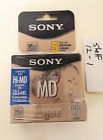 Smdw80pl Sony Lot Of Recordable Md Minute Premium Gold Minidisc